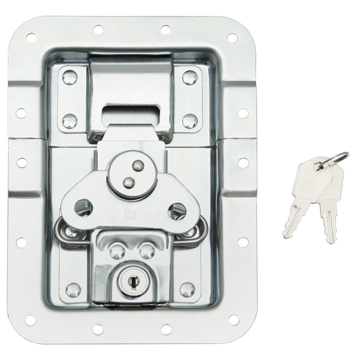 Adam Hall Butterfly catch V3 large with cylinder lock