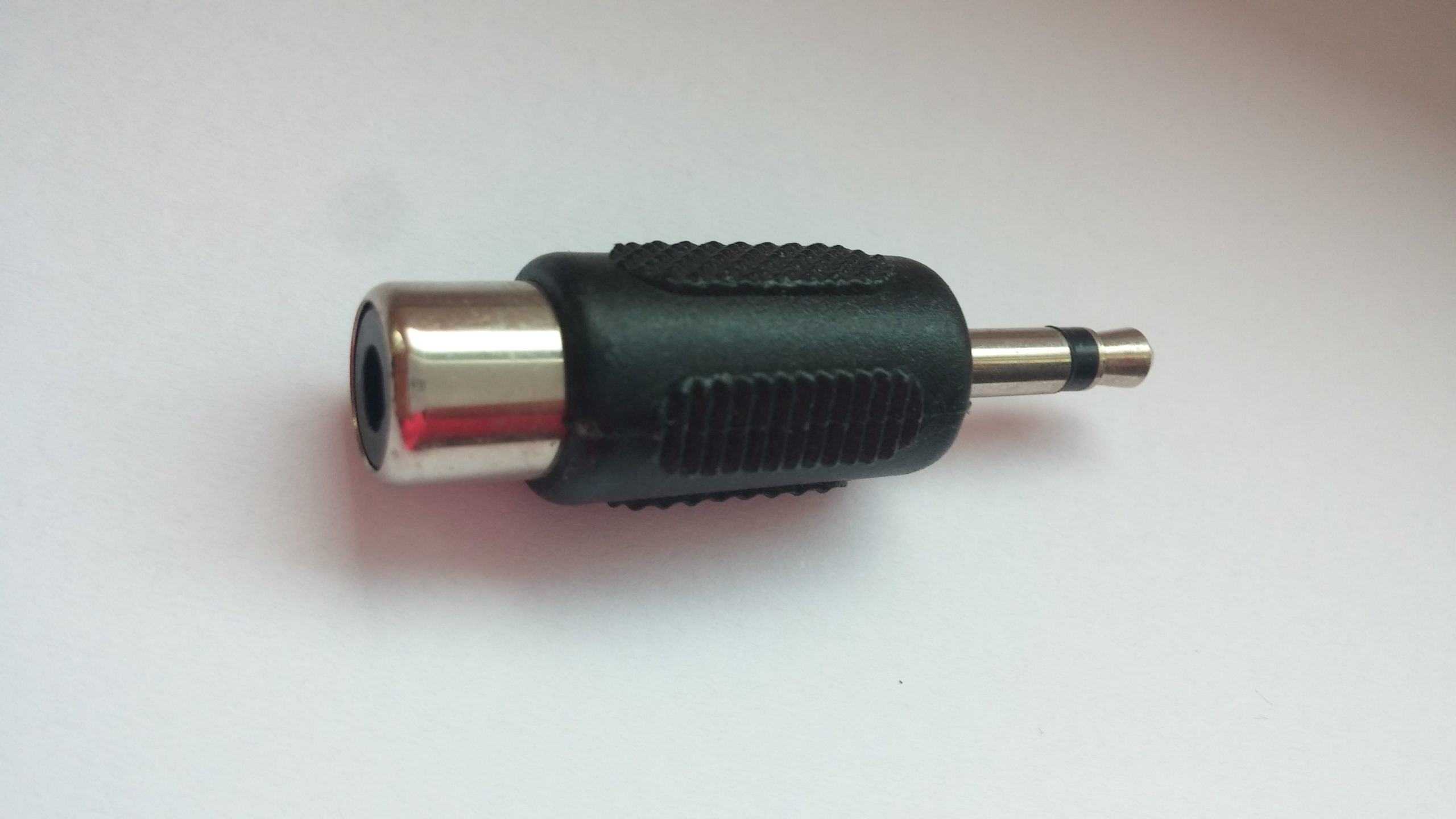 ACC Adapter Cinch - Jack 3,5 mono plast