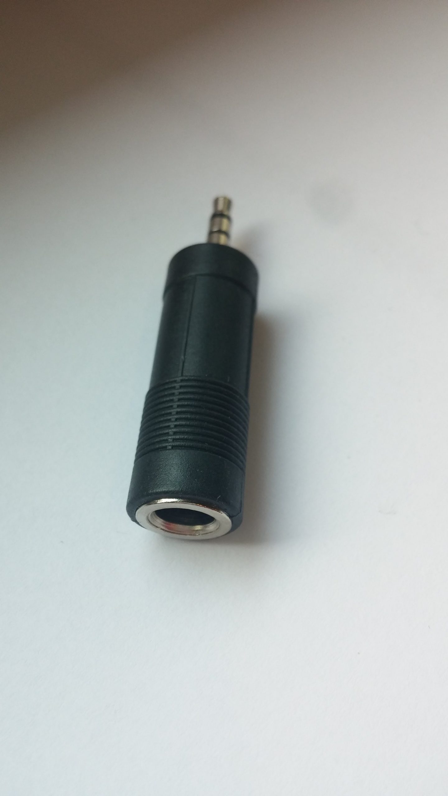ACC Adapter jack 6,3 - jack 3,5 stereo plastový
