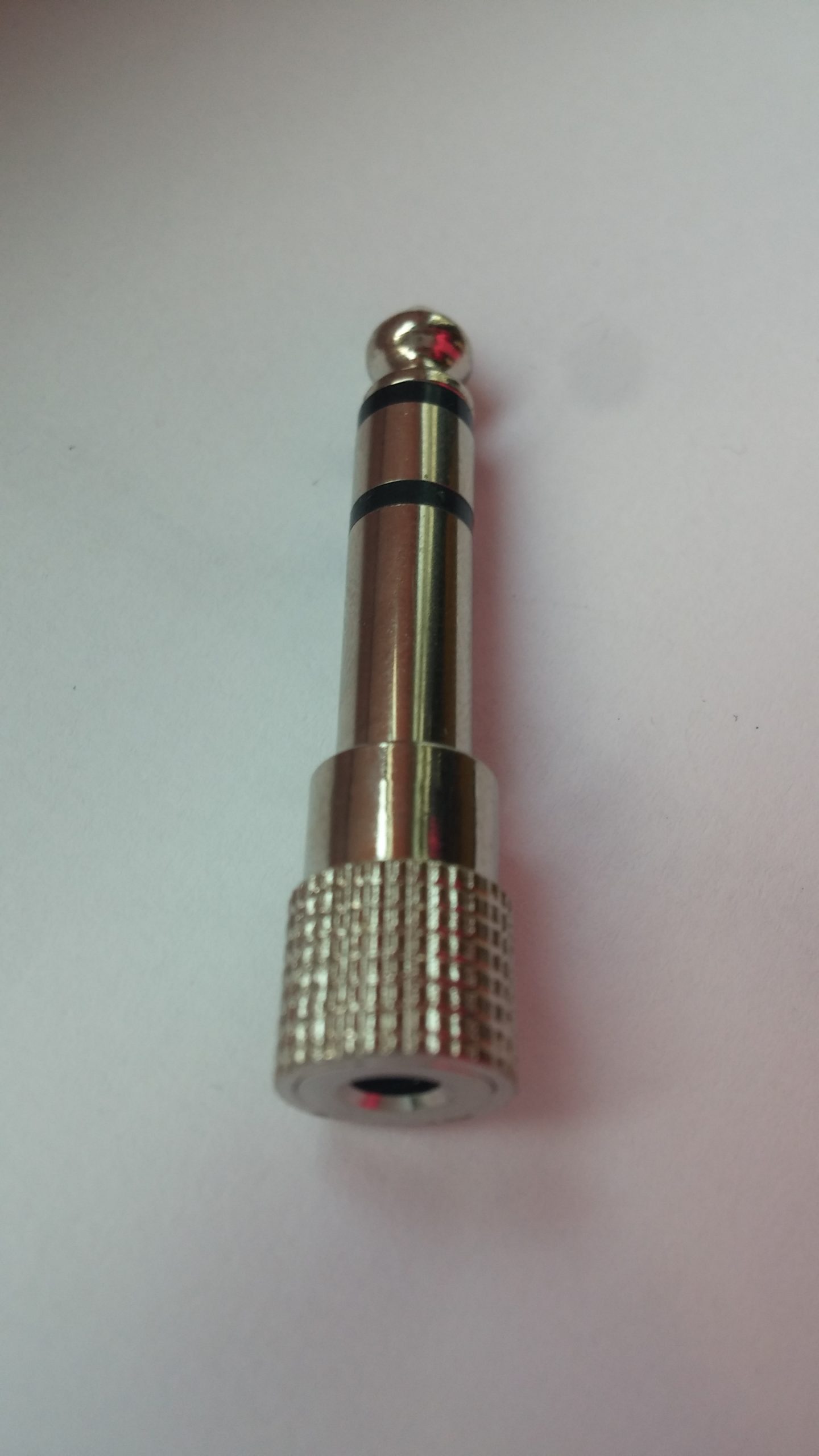 ACC Adapter jack 3,5 - jack 6,3 stereo kovový