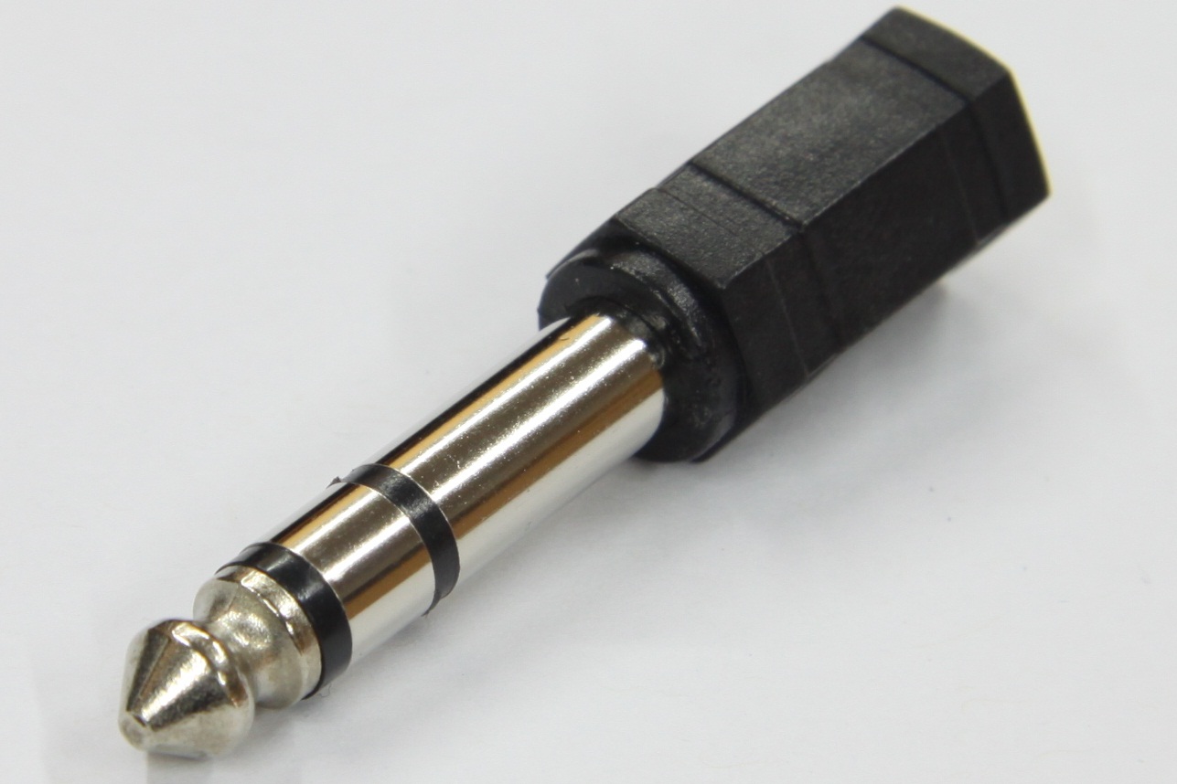 ACC Adapter jack 3,5 - jack 6,3 stereo plastový