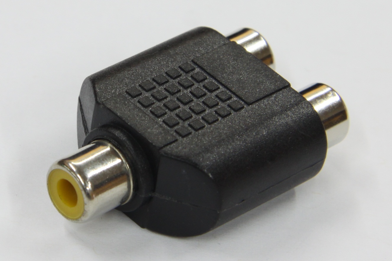 ACC Adapter 2x cinch - cinch plastový
