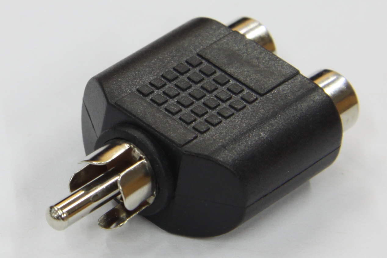 ACC Adapter 2x cinch - cinch male plastový