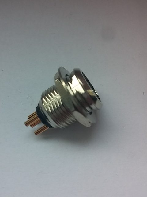 ACC Konektor vestavný mini XLR / male 4 pol.