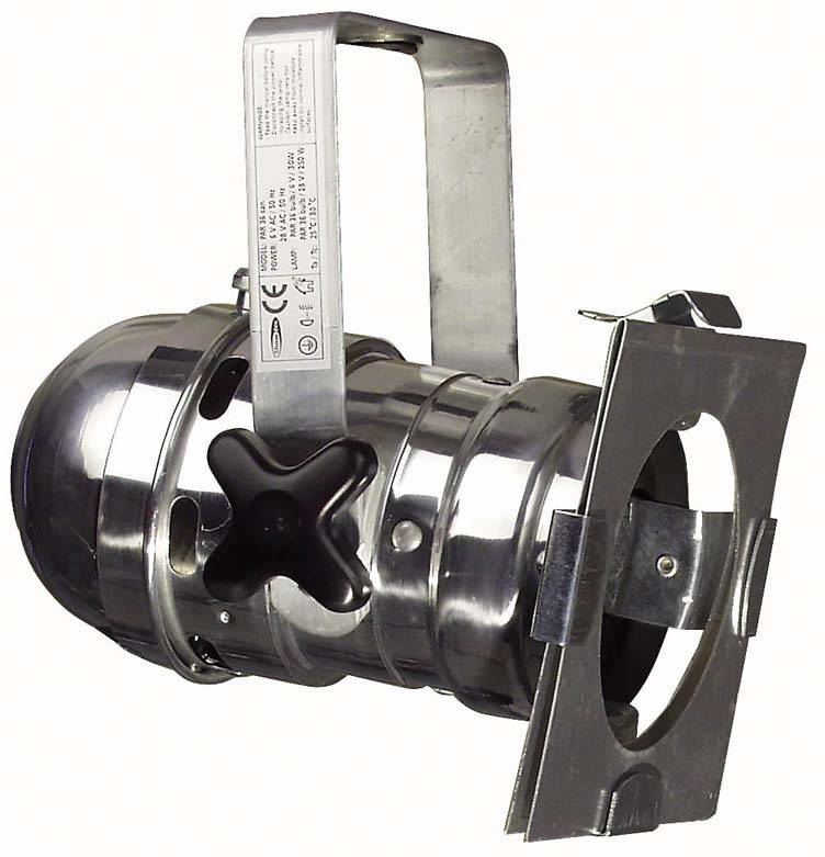 Showtec Par 36 Short Silver