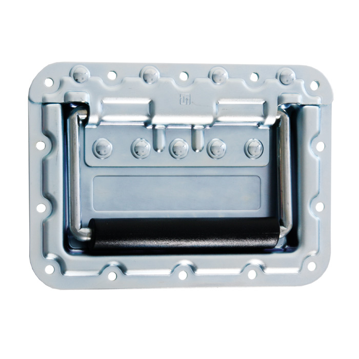 Adam Hall Large, heavy duty, recessed sprung handle in a shallow dish