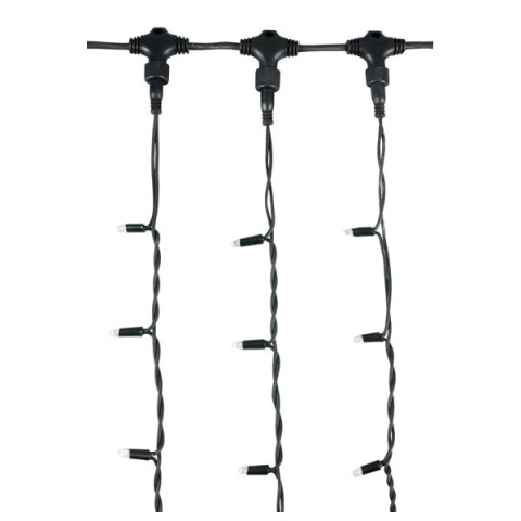 SHOWTEC LED Rubber Curtain Light WW 1200 LEDS/60 LEDS/6M string