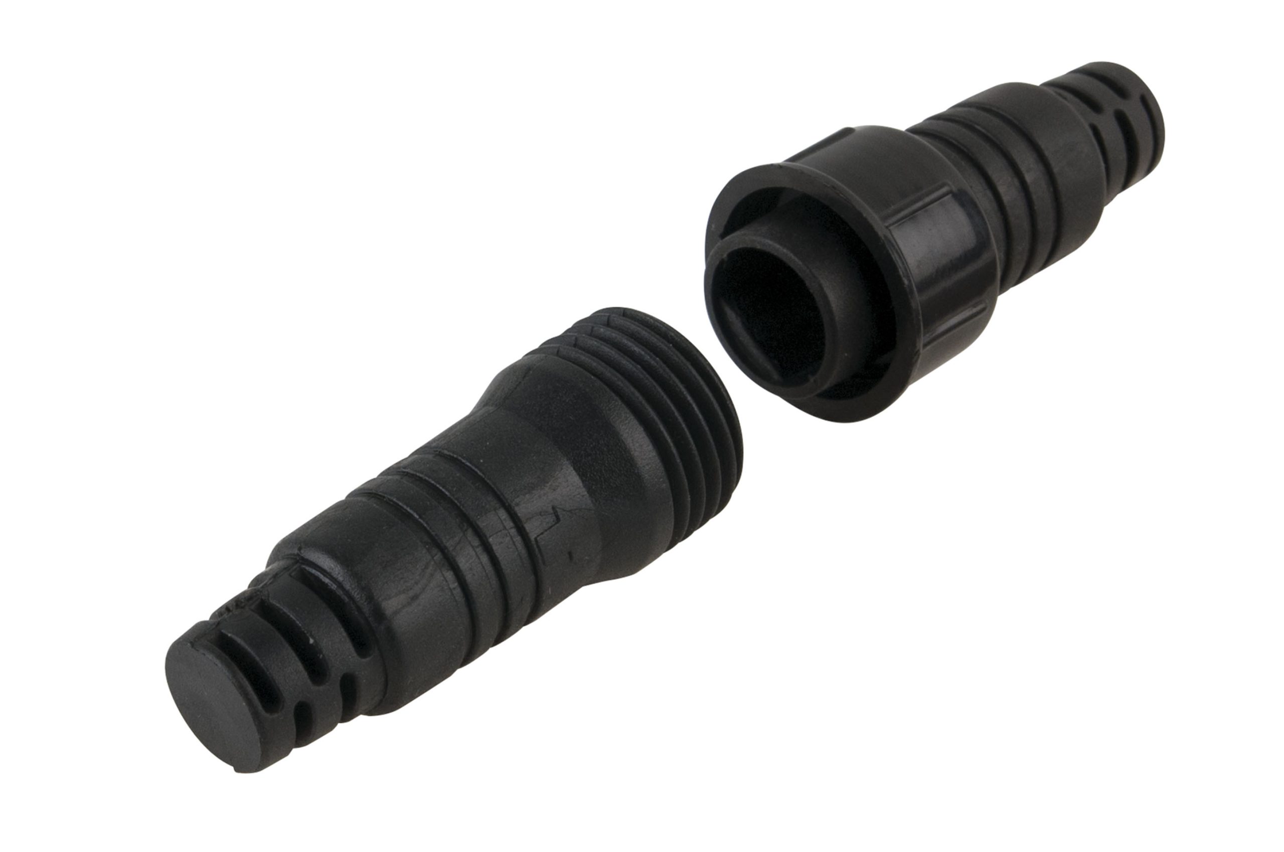 Showtec Power extension end cap set Male/female