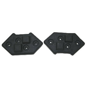 Adam Hall Plastic stacking foot universal - black