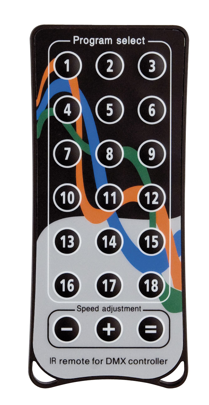 Showtec IR Remote Optional remote for 512 Plus