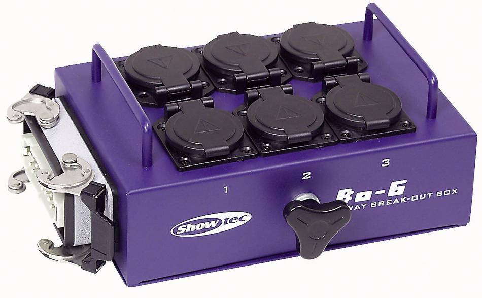 Showtec Breakout box 6-way