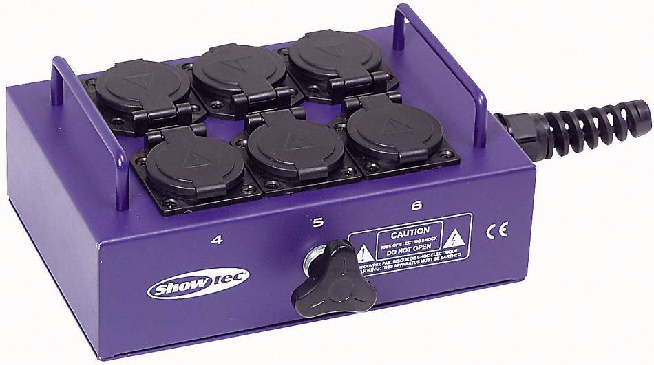 Showtec Breakout box 6-way