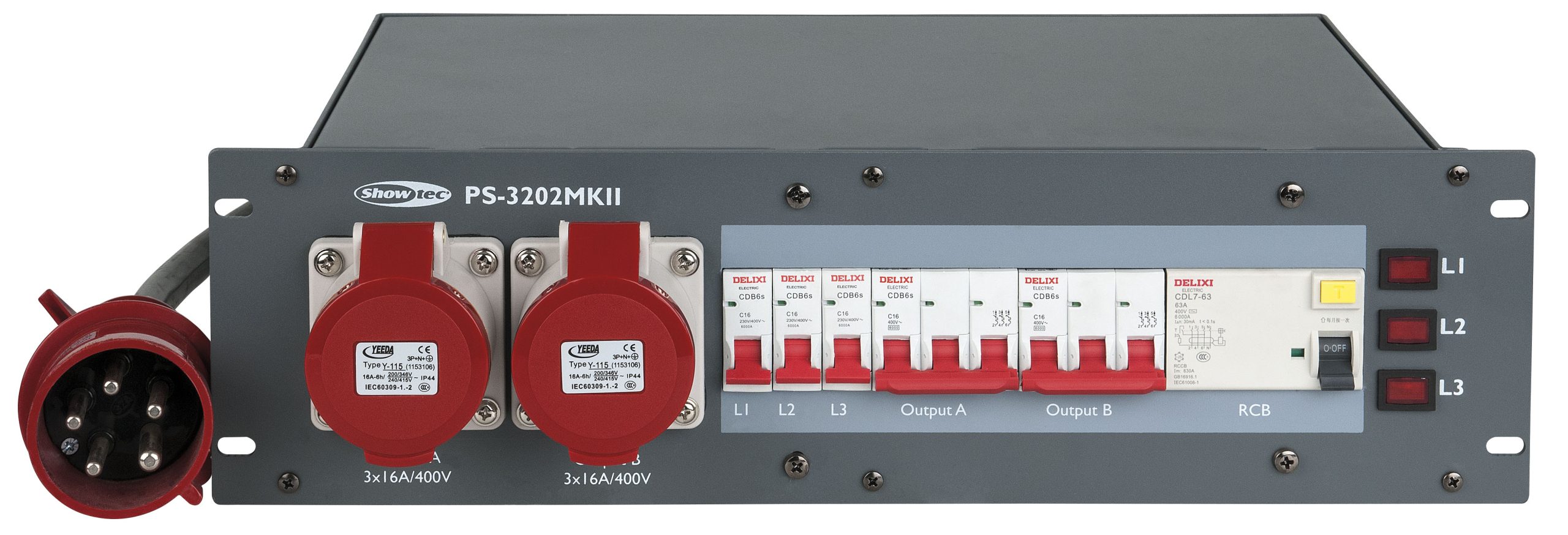 Showtec PS-3202 Powerdistributor