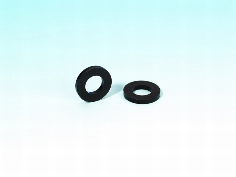 Adam Hall Flat washer for M6 screw - black plastic