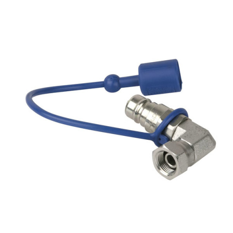 Showtec CO2 90° 3/8 to Q-lock adapter male