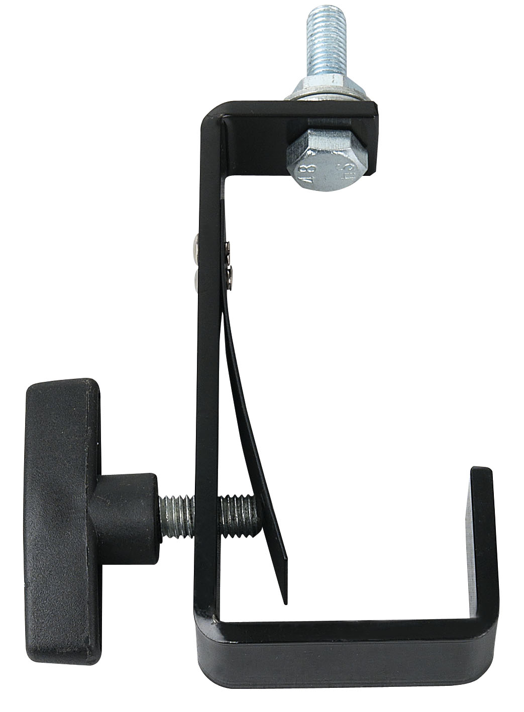 Showtec Pipe Clamp Long with Protection Black