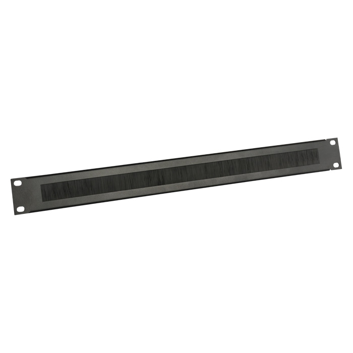 Adam Hall 19‘‘ 1U frontcover with brush strip