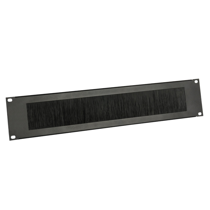 Adam Hall 19‘‘ 2U frontcover with brush strip