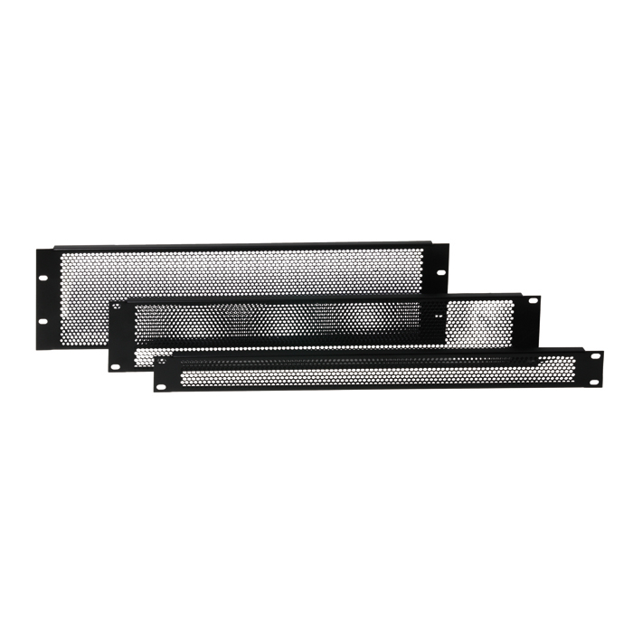 Adam Hall U-shaped ventilation panel with round holes 3U