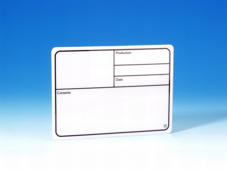 Adam Hall Tour label, white 177 x 127mm