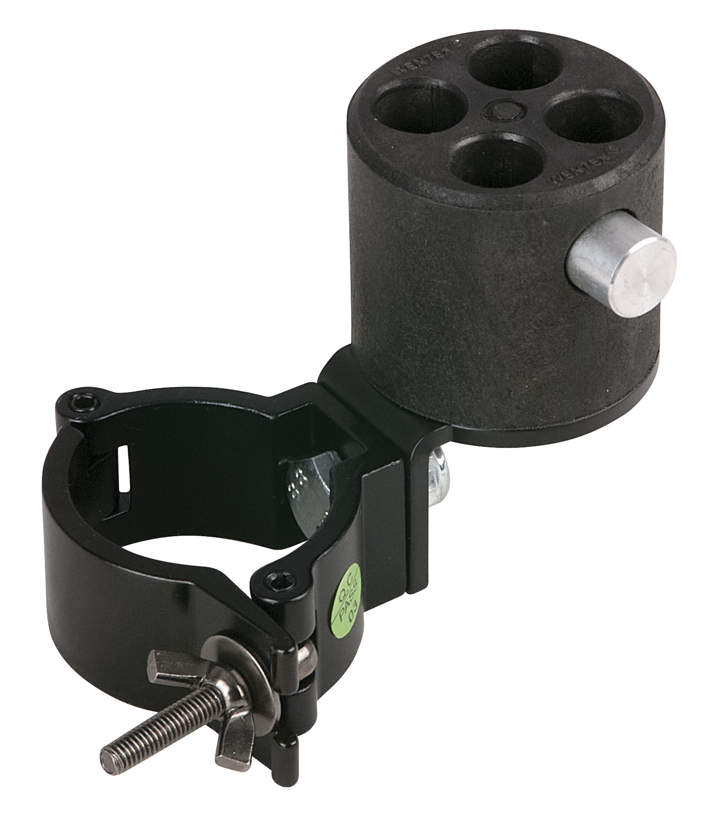 Showtec Angled bracket with 4-way con. & 50mm half coupler