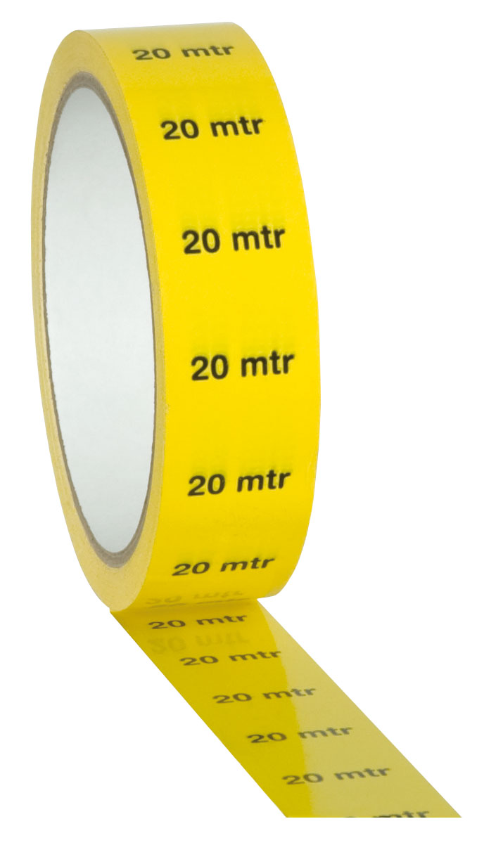 Showtec PVC Markertape Yellow