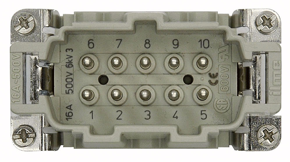 Showtec 10Pole Insert Male