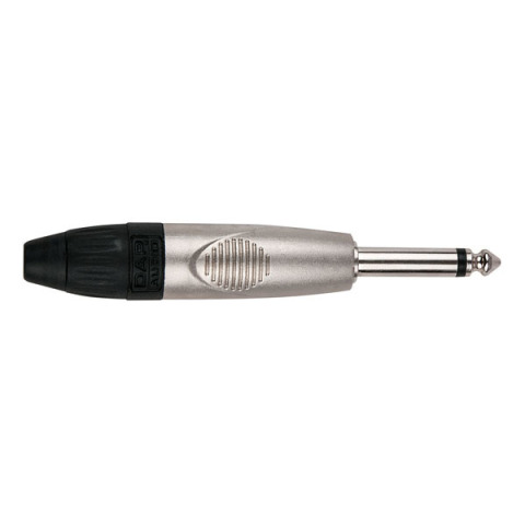 DAP AUDIO  6.3mm Jack X-type mono nickel Black endcap