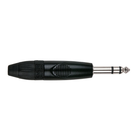 DAP AUDIO  6.3mm Jack X-type stereo black Black endcap