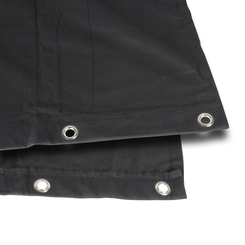 Adam Hall 0152 X 53 - Blackout cloth B1 with nickel plated Grommets hemmed 5 x 3 m - Obrázek 3