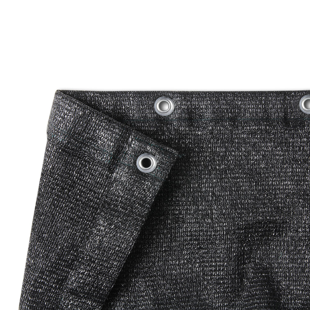 Adam Hall 0155 X 34 B - Gauze, material 100 3x4m with eyelets, black - Obrázek 2
