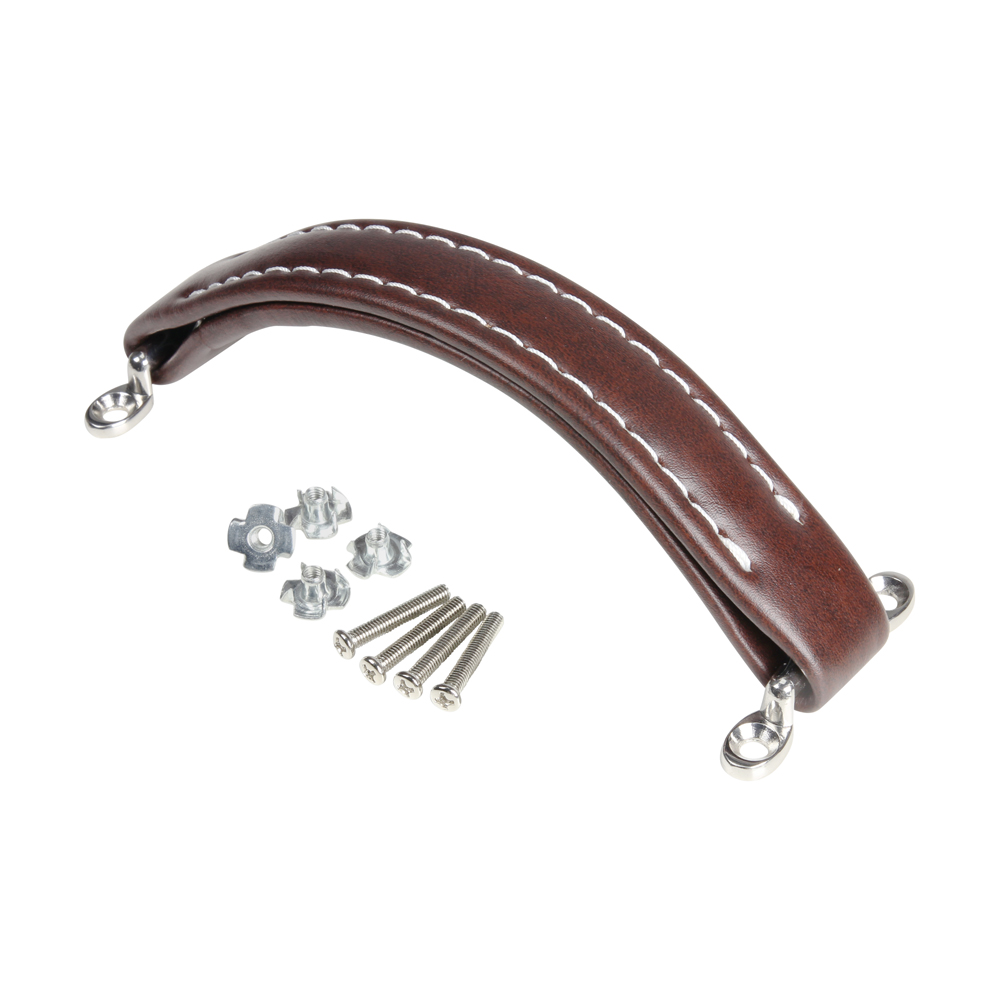 Adam Hall 3414 BRN - Strap Handle Leatherette brown