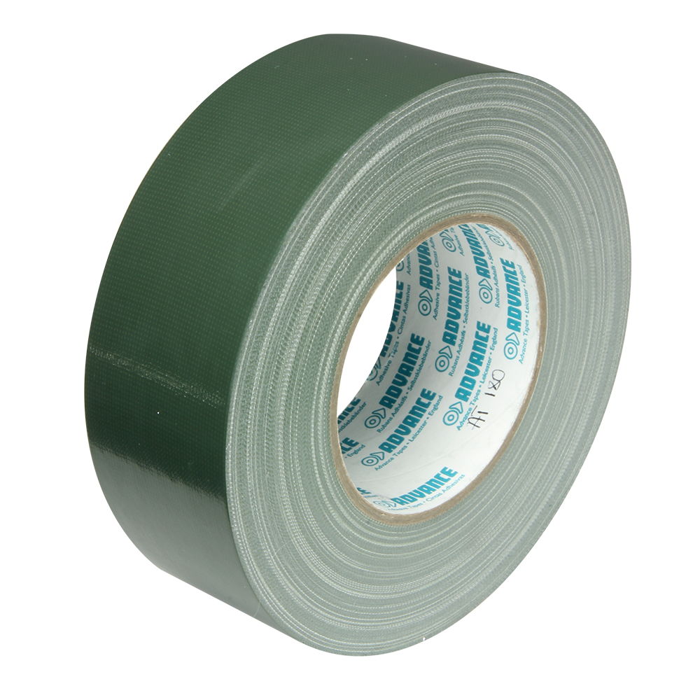 Adam Hall 58180 ARMY - Waterproof, bronze-green PE-coated textile tape