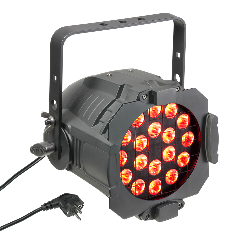 Cameo Studio PAR 64 CAN 18x 8W Quad Colour LED RGBW Black