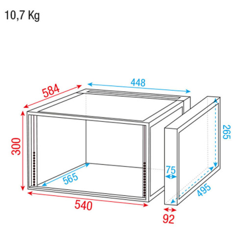 DAP Audio - DoubleDoor Case 6U