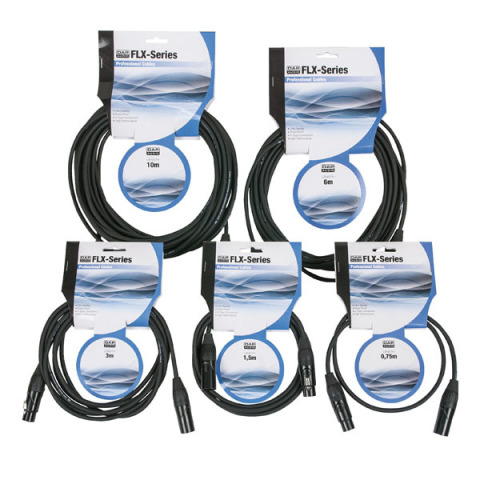 DAP Audio XLR Mic cable X-type connector 6mtr