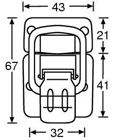 Adam Hall Medium Drawbolt