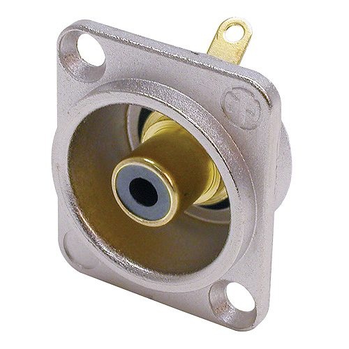 NEUTRIK Phono socket D-shape housing