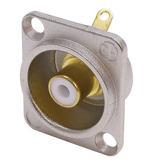 NEUTRIK Phono socket D-shape housing