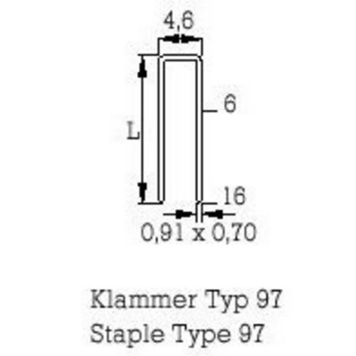 Adam Hall Bracket 6mm for EasyCase