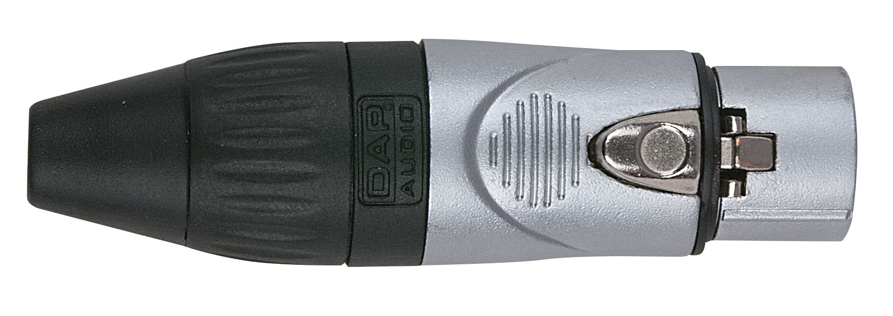 DAP Audio XLR 3pole X-type Female nickel Black endcap