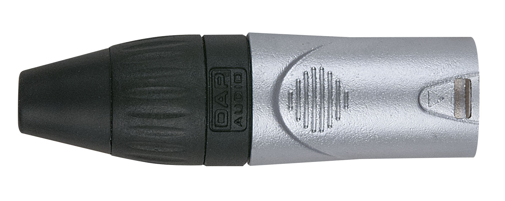 DAP Audio XLR 3pole X-type Male nickel Black endcap