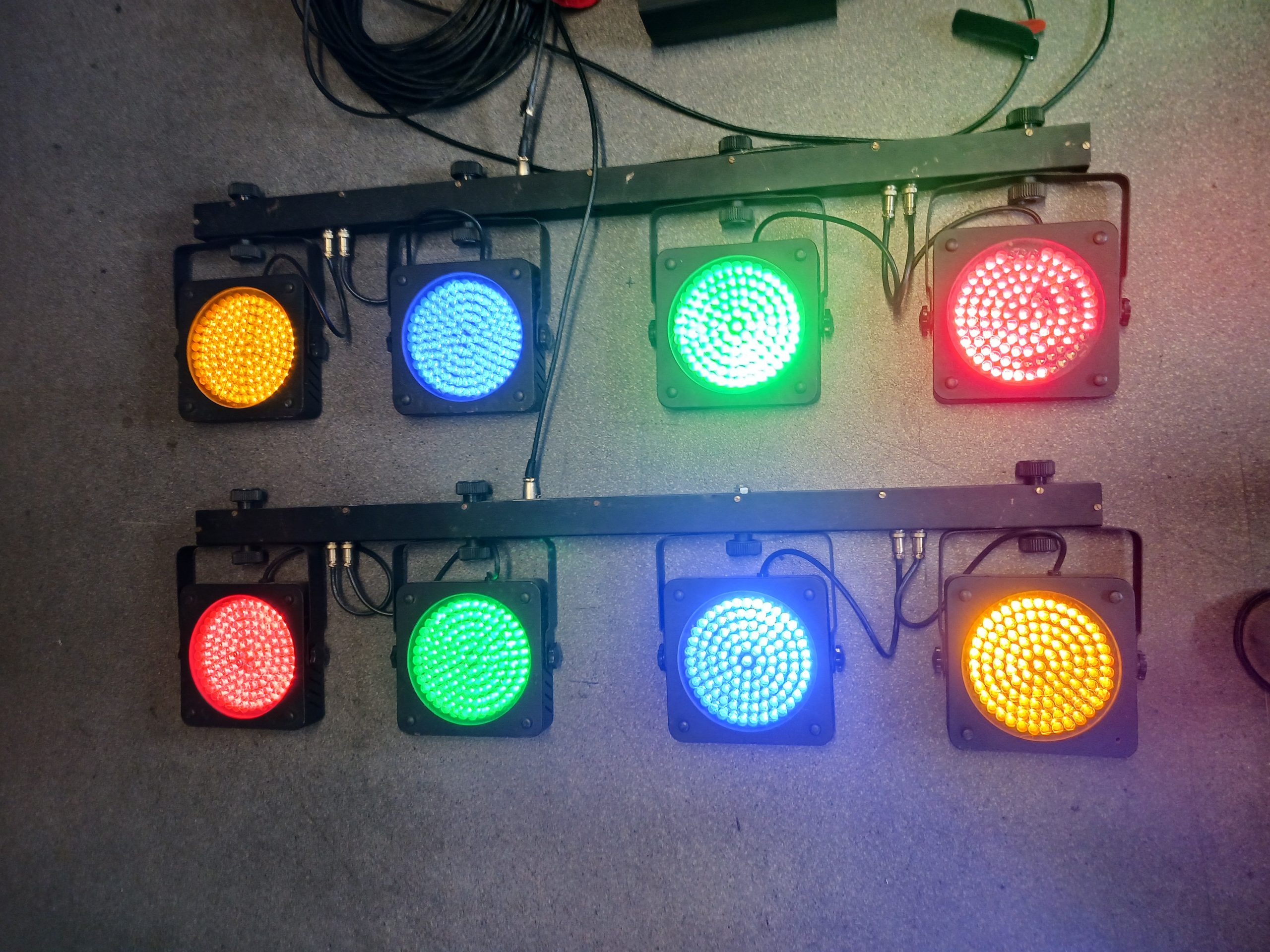 Set 2x Led rampa + ovladač