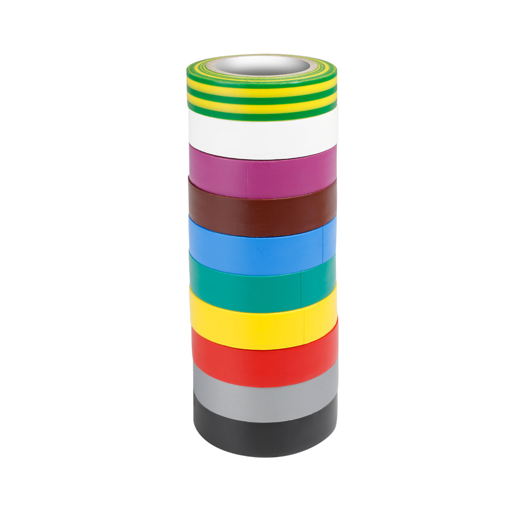 Adam Hall Insulating Tape 0.13 x 15 mm x 10 m set of 10 colors