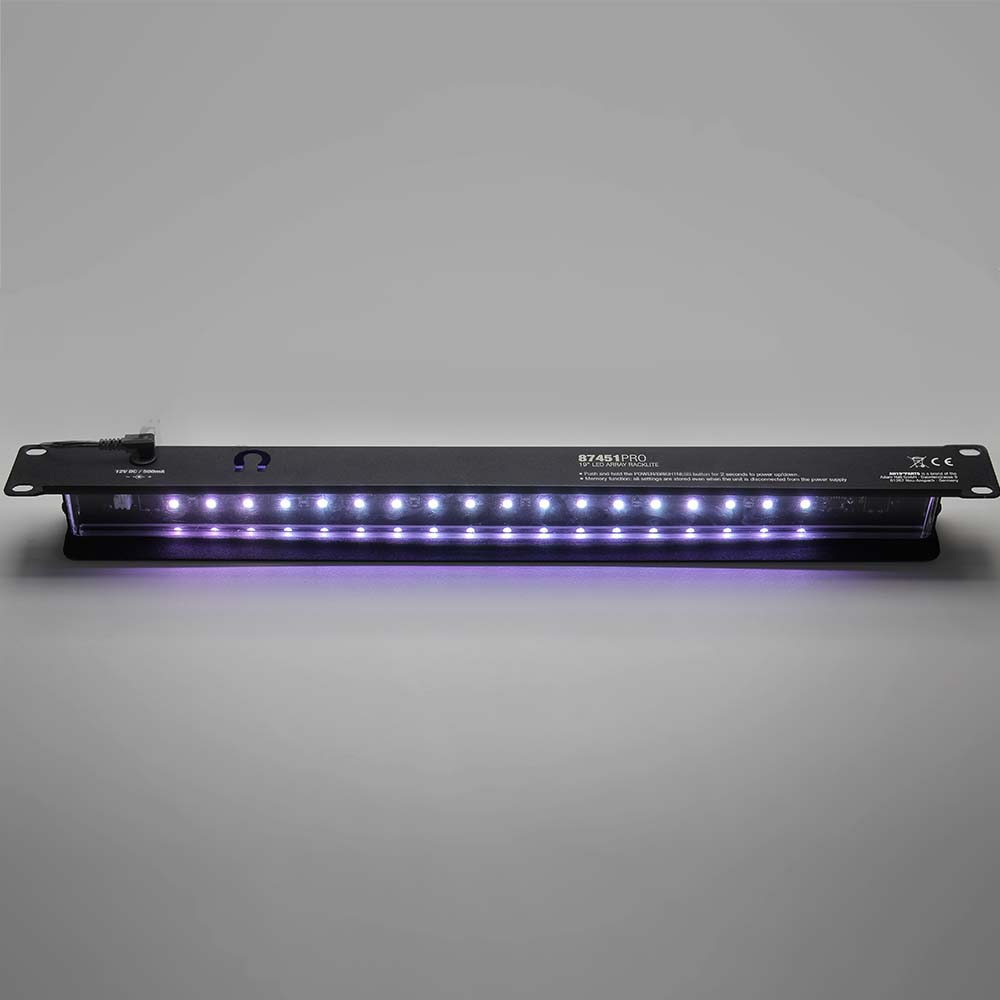 Adam Hall 19" LED Array Rack Light 1 U white