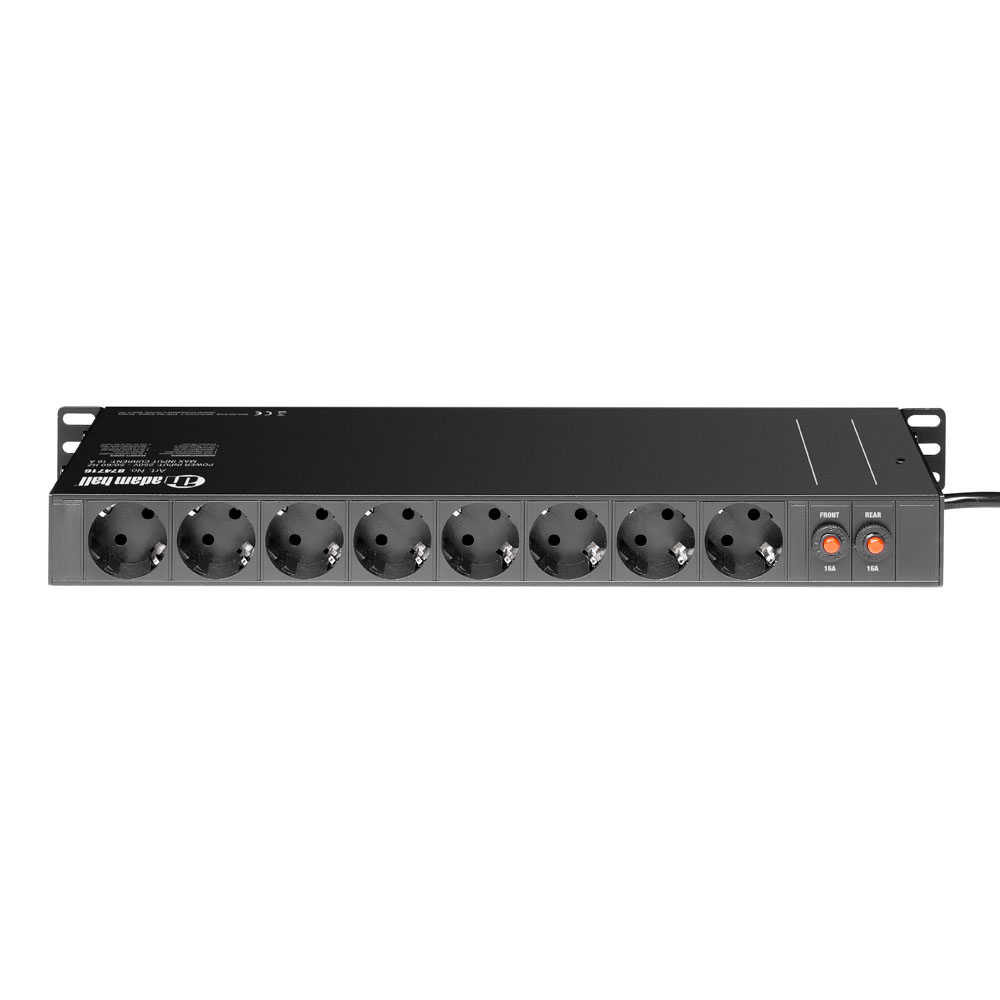Adam Hall 19" 16-Outlet Power Strip