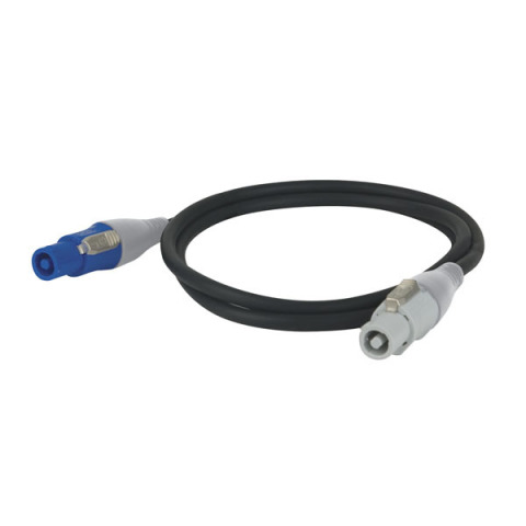 DAP Audio Powercable Blue/White 6m