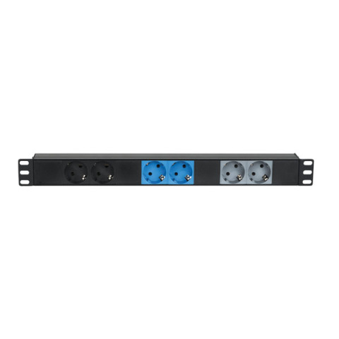 Showtec 19" 1U CEE16A To 6x Sockets