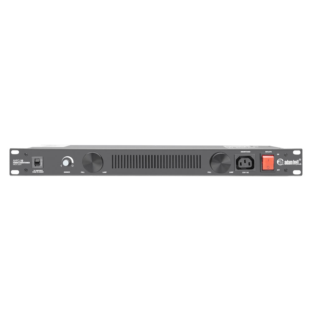 Adam Hall Power Conditioner with rack lighting