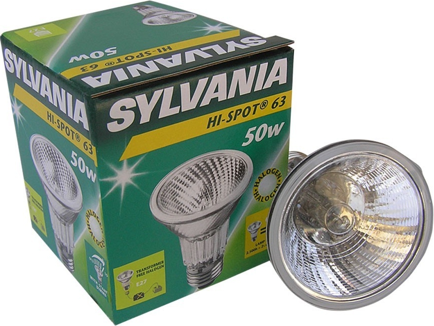 SYLVANIA 230V/50W E27 FLOOD Hi-Spot 63 (2500 hod)